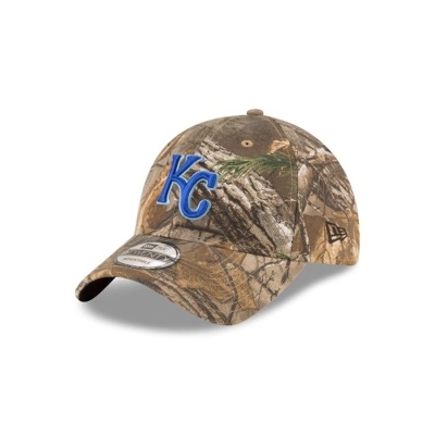 Kansas City Royals Gorra | New Era MLB Realtree 9twenty Adjustable Cap Mexico - Marrom